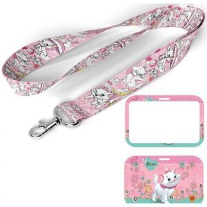 New! Disney's Marie from the Aristocats Lanyard ID Card Holder
